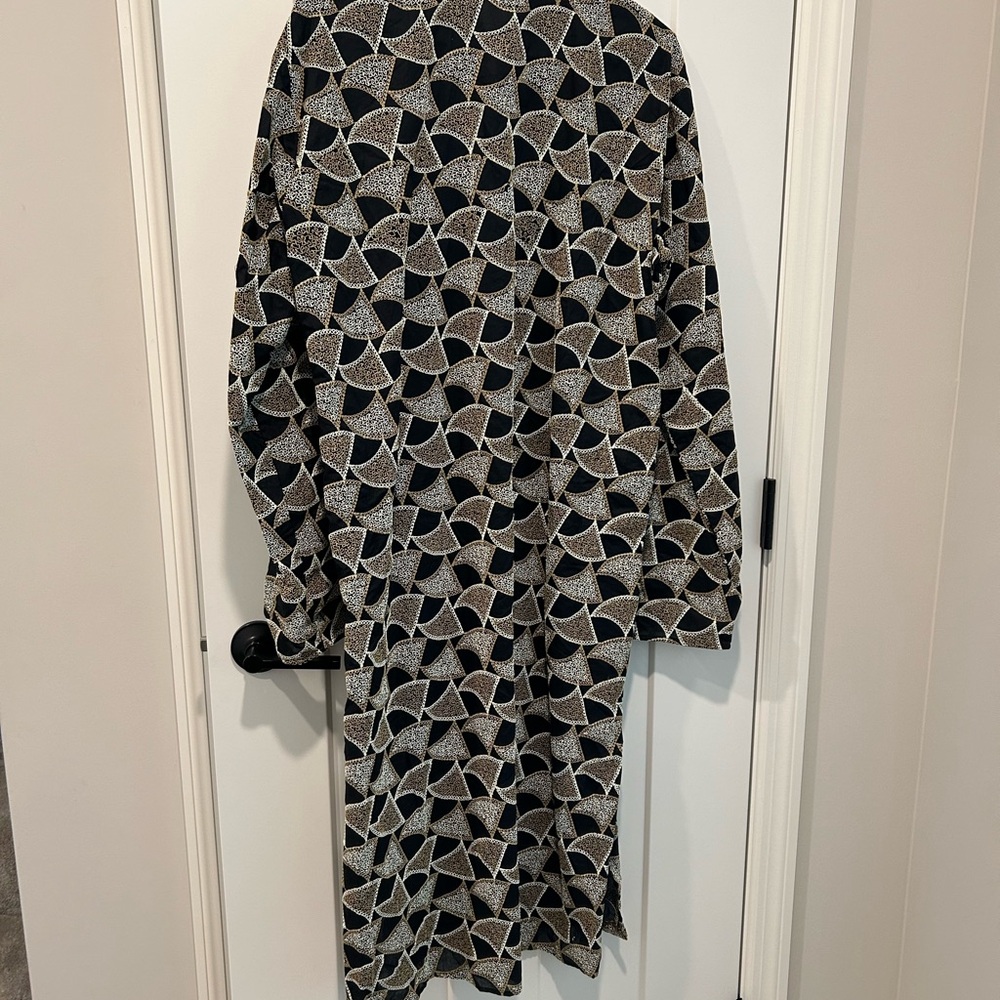 Geometric Patterned Coat - image 4